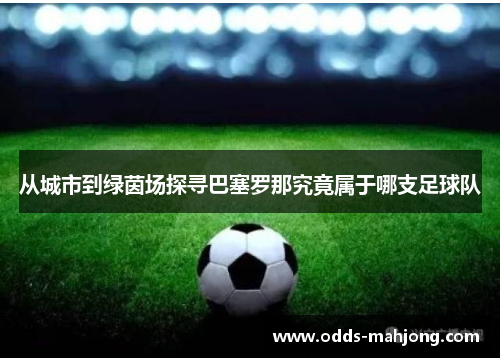 从城市到绿茵场探寻巴塞罗那究竟属于哪支足球队